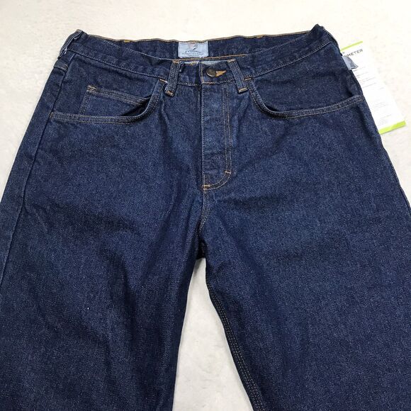 NWT TYNDALE AR/FR Jean Men (32x Raw Hem) Dark Wash Perimeter Insect Guard USA - Picture 3 of 16